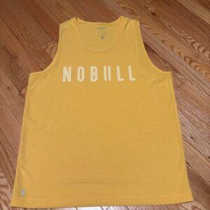 NOBULL Men's Tank Top Yellow Large